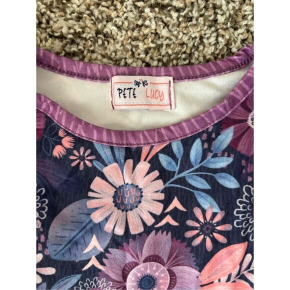 ❤️Pete & Lucy Baby Girl Floral Romper 9-12M - Picture 2 of 4